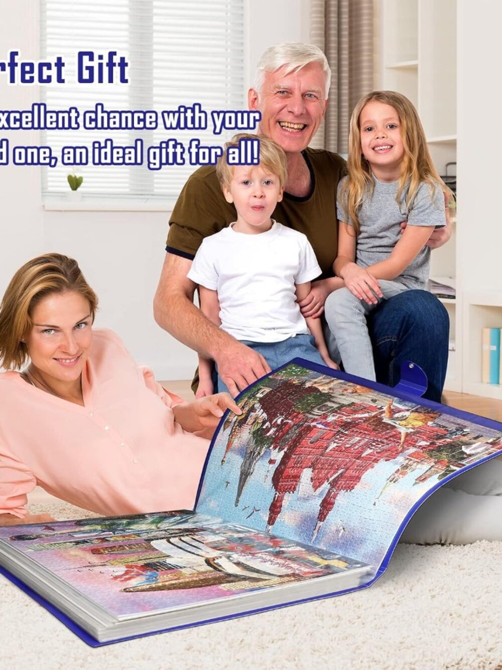 Puzzle Storage Folder for 1000-Pieces: Large Capacity Jigsaw Puzzles Organizer P - Picture 8 of 8